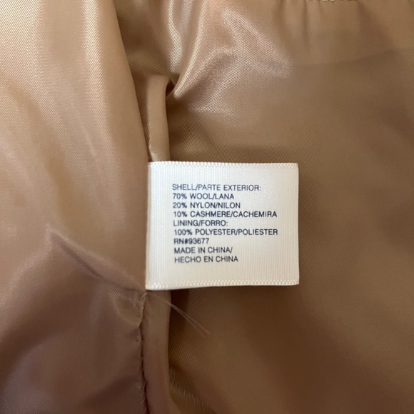 St John's Bay Dress Coat - with large reinforced brown buttons and inside pocket - Picture 6 of 16